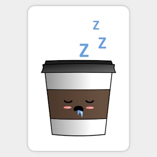 Sleepy Coffee Sticker